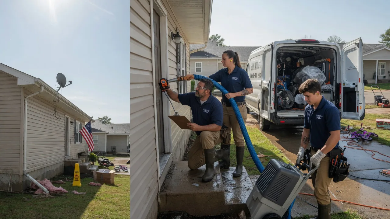 Ceiling Water Damage Restoration in Milltown, WI near me